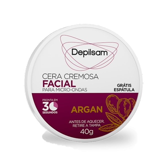 Cera Depilatória De Microondas Depilsam Argan 