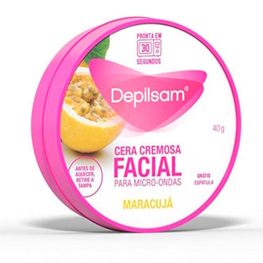 Cera Depilatória De Microondas Depilsam Maracujá 40g