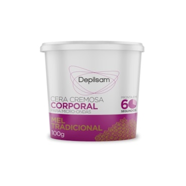 Cera Depilatória De Microondas Depilsam Mel 