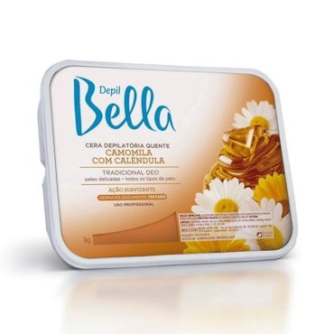 Cera Depilatória Depil Bella Camomila 1000g