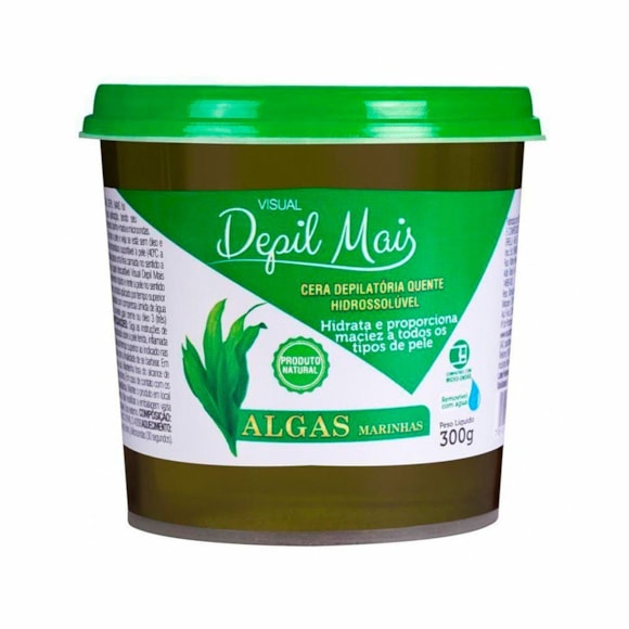 Cera Depilatória Depil Mais Algas 300G