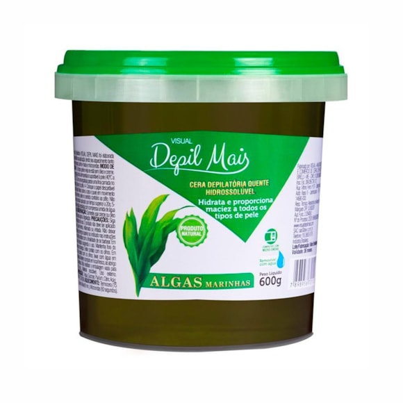 Cera Depilatória Depil Mais Algas 600G