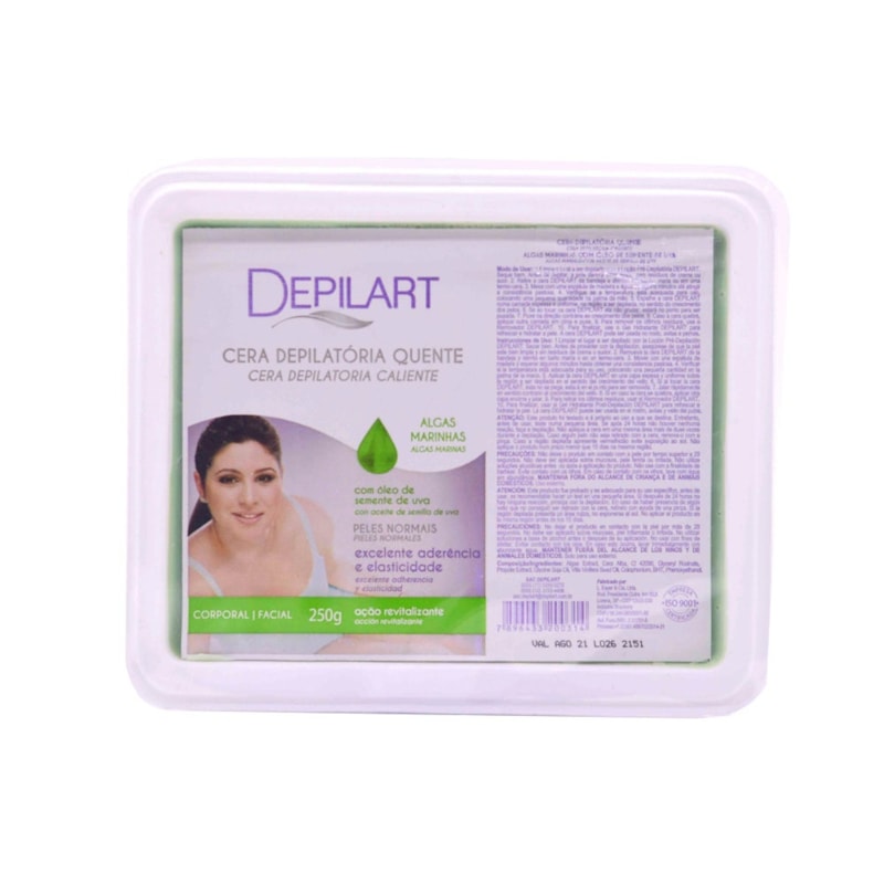 Cera Depilatória Depilart Algas 250g
