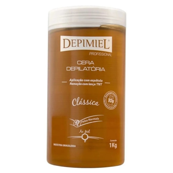 Cera Depilatória Depimiel Para Espátula 1000g