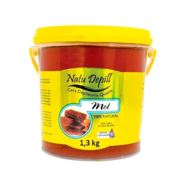 Cera Depilatória Natu Depill Mel 1,3Kg