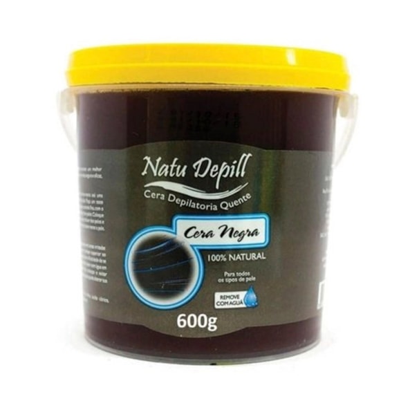 Cera Depilatória Natu Depill Negra 600g