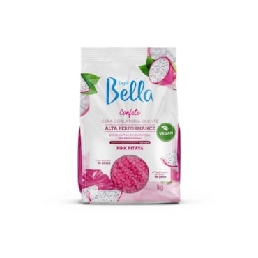 Cera Depilatória Quente Confete Pink Pitaya Depil Bella