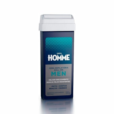 Cera Depilatória Roll On Depil Bella Depill Homme Refil 100g