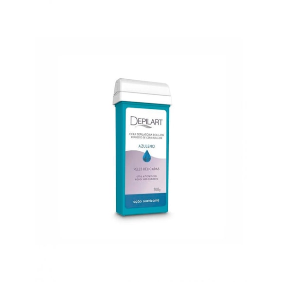 Cera Depilatória Roll On Depilart Azuleno Refil 100g