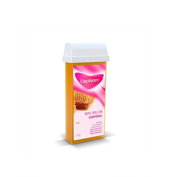 Cera Depilatória Roll On Depilsam Mel Refil 100g