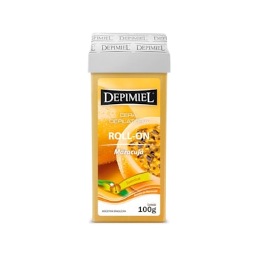 Cera Depilatória Roll On Depimiel Maracujá Refil 100G
