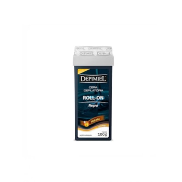 Cera Depilatória Roll On Depimiel Negra Refil 100G