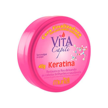 Cera Finalizadora Vita Capili Queratina 40g