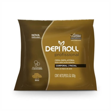 Cera Quente Depilatória Depi Roll Tradicional 500g