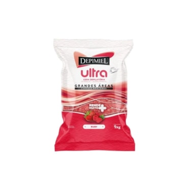 Cera Quente Depilatória Em Pérolas Depimiel Ultra Ruby 1000gr