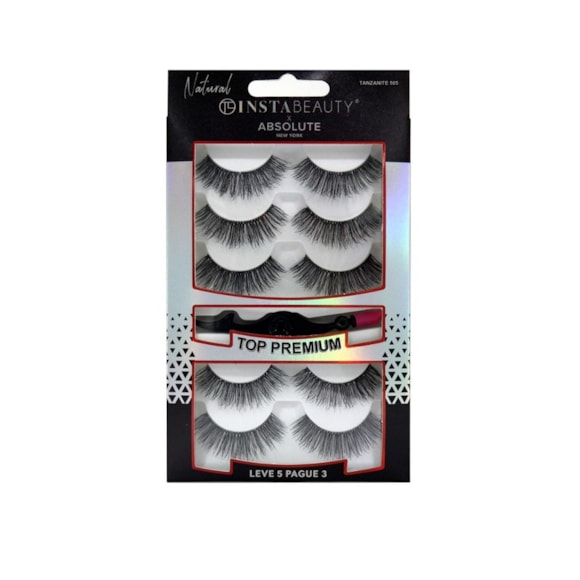 Cílios Postiços Absolute Ny Tanzanite C/5 505