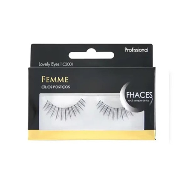 Cílios Postiços Fhaces Lovely Eyes 3001