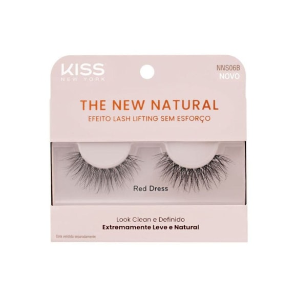 CÍlios Postiços Kiss New York The New Natural Red Dress