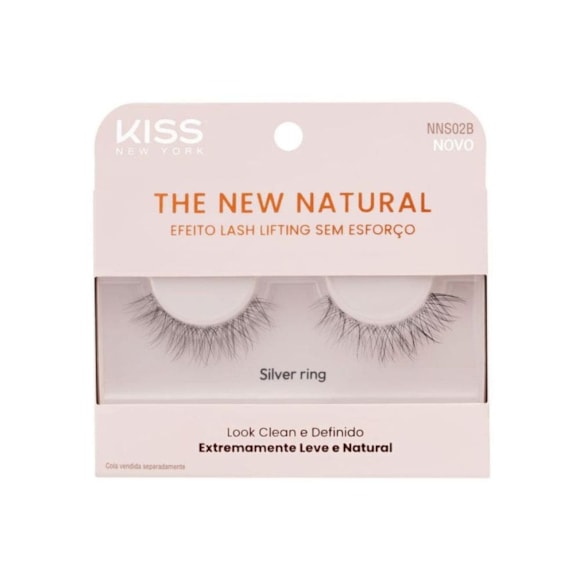 Cílios Postiços Kiss New York The New Natural Silver Ring