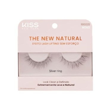 Cílios Postiços Kiss New York The New Natural Silver Ring