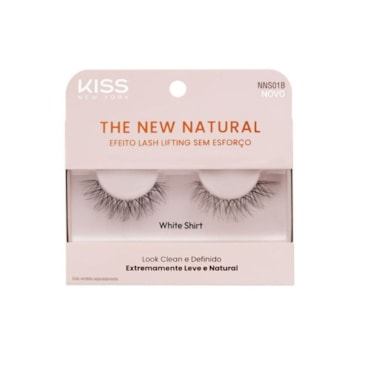 Cílios Postiços Kiss New York The New Natural White Shirt