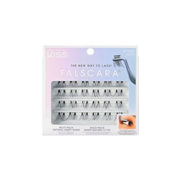 Cílios Postiços Kiss Ny Falscara Multipack Natural Wisps