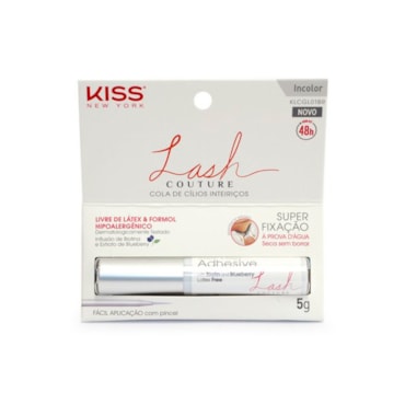 Cola Para Cílios Kiss 48H Incolor KLCGL01BR