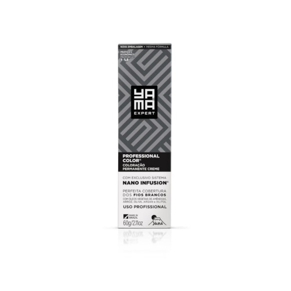 Coloração Professional Yama Nano Infusion 8.12 Louro Claro Acinzentado