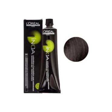 Coloração Sem Amônia L'Oréal Profissionnel Paris Inoa 4 Castanho 60gr