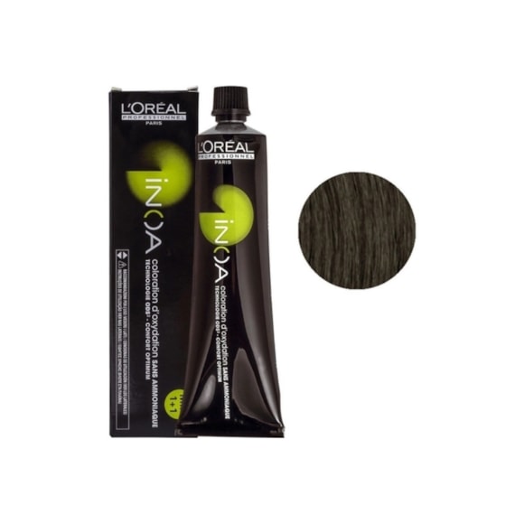 Coloração Sem Amônia L'Oréal Profissionnel Paris Inoa 5.0 Castanho Claro 60gr