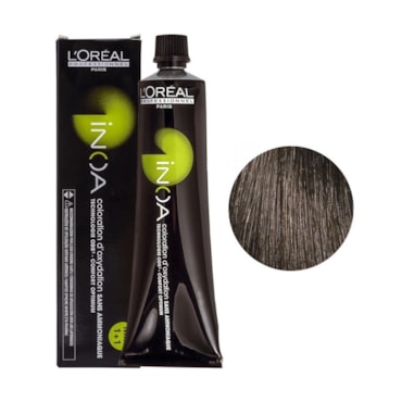 Coloração Sem Amônia L'Oréal Profissionnel Paris Inoa 6.1 Louro Escuro Acinzentado 60gr