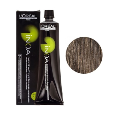 Coloração Sem Amônia L'Oréal Profissionnel Paris Inoa 6.13 Louro Escuro Dourado Acinzentado 60gr