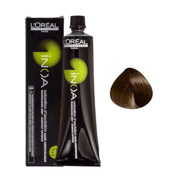 Coloração Sem Amônia L'Oréal Profissionnel Paris Inoa 6.3 Louro Escuro Dourado 60gr