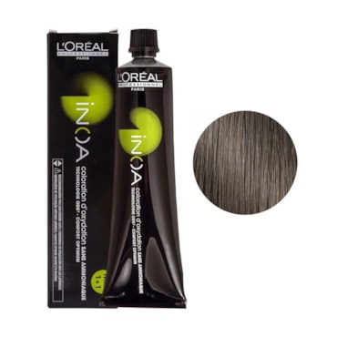 Coloração Sem Amônia L'Oréal Profissionnel Paris Inoa 7.0 Louro Cobertura Profunda 60gr