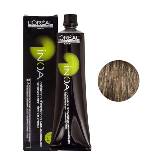 Coloração Sem Amônia L'Oréal Profissionnel Paris Inoa 7.3 Louro Dourado 60gr