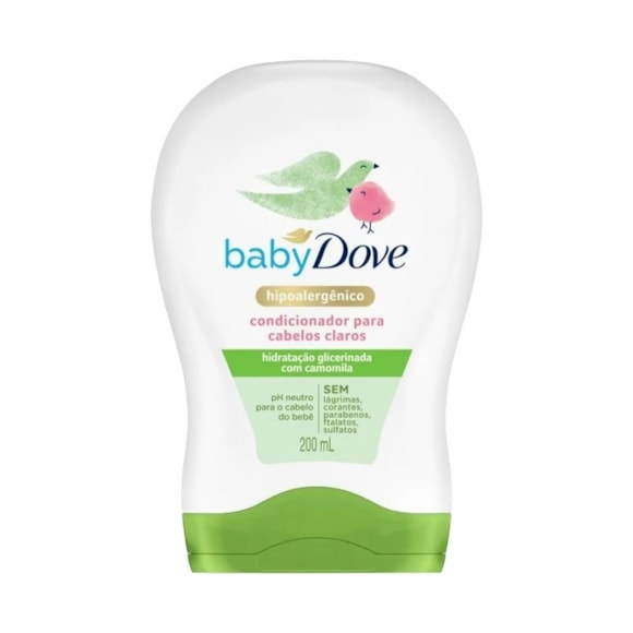 Condicionador Dove Baby Cabelo Claro Hidratante Enriquecido 200ml