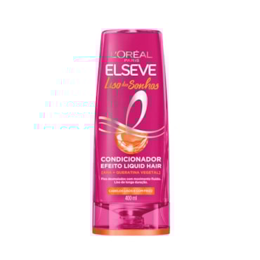 Condicionador Elseve Liso Dos Sonhos AHA + Queratina Vegetal 