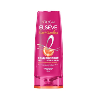 Condicionador Elseve Liso Dos Sonhos AHA + Queratina Vegetal 200ml