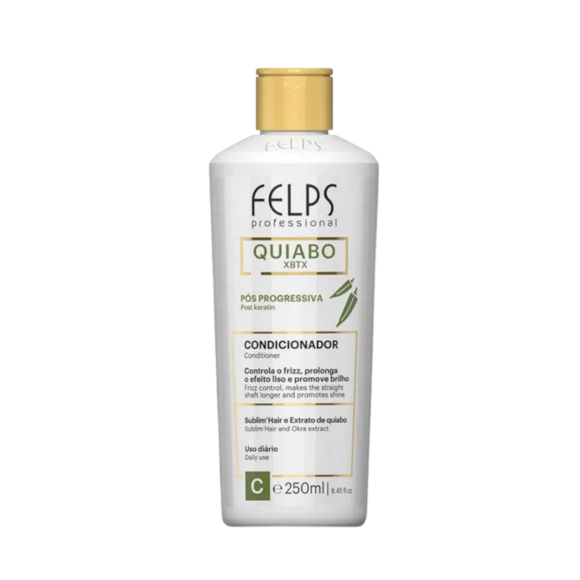 Condicionador Felps Quiabo XBTX Pós Progressiva 250ml