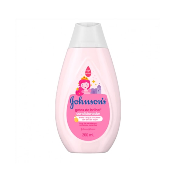Condicionador Infantil Johnson Gotas De Brilho 200ml