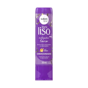 Condicionador Meu Liso Matizador Loiro Salon Line 300ml