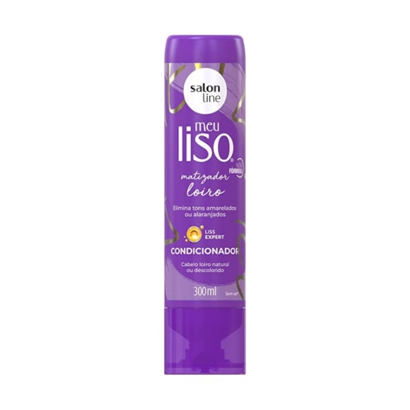 Condicionador Meu Liso Matizador Loiro Salon Line 300ml