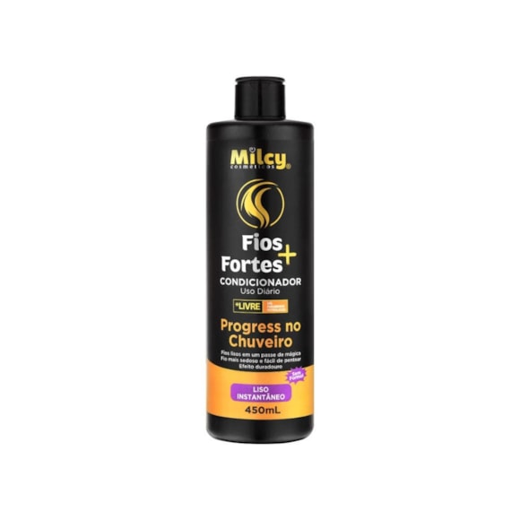Condicionador Milcy Fios Mais Fortes Progress No Chuveiro 450ml