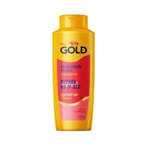 Condicionador Niely Gold Reconstrução 275ml