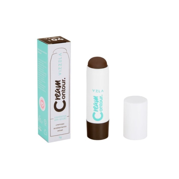 Contorno Facial Vizzela Cream Contour Cor 04