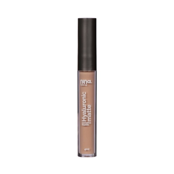 Corretivo Líquido Nina Makeup Hyaluronic Matte COR 1