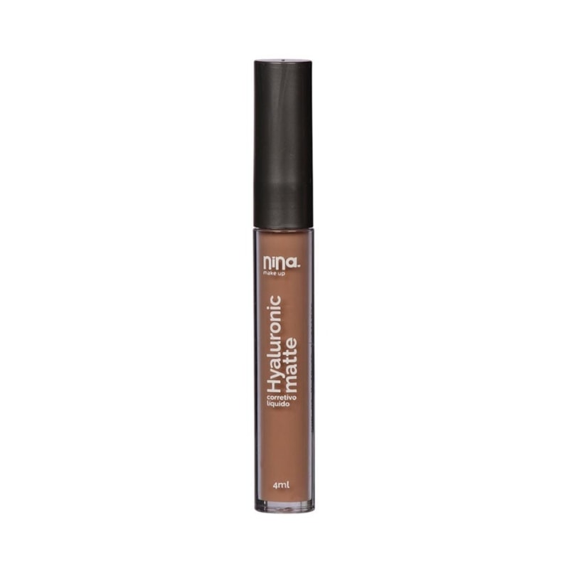 Corretivo Líquido Nina Makeup Hyaluronic Matte COR 4