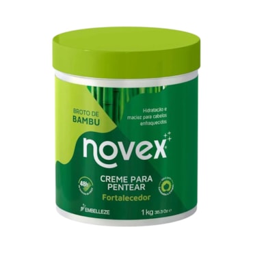 Cr Pentear Novex Broto De Bambu Fortalecedor 1kg