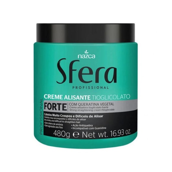 Creme Alisante Forte Sfera Nazca Profissional 480gr