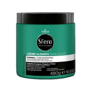 Creme Alisante Normal Sfera Nazca Profissional 480Gr 